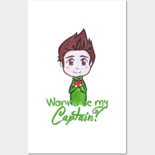 Nivanfield "Wanna be my captain?" ♥ Posters and Art